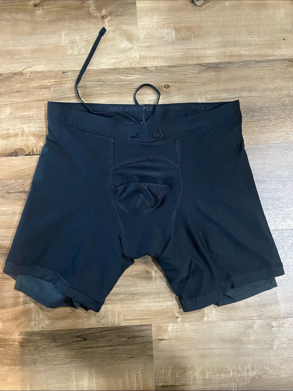 Nike Black Men’s Running Shorts with Reflective Swoosh